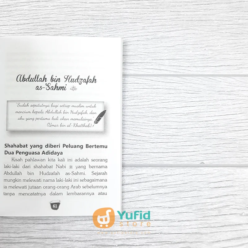 BUKU SAKU PENGGALAN KISAH PARA SHAHABAT (AT-TIBYAN) - Image 8