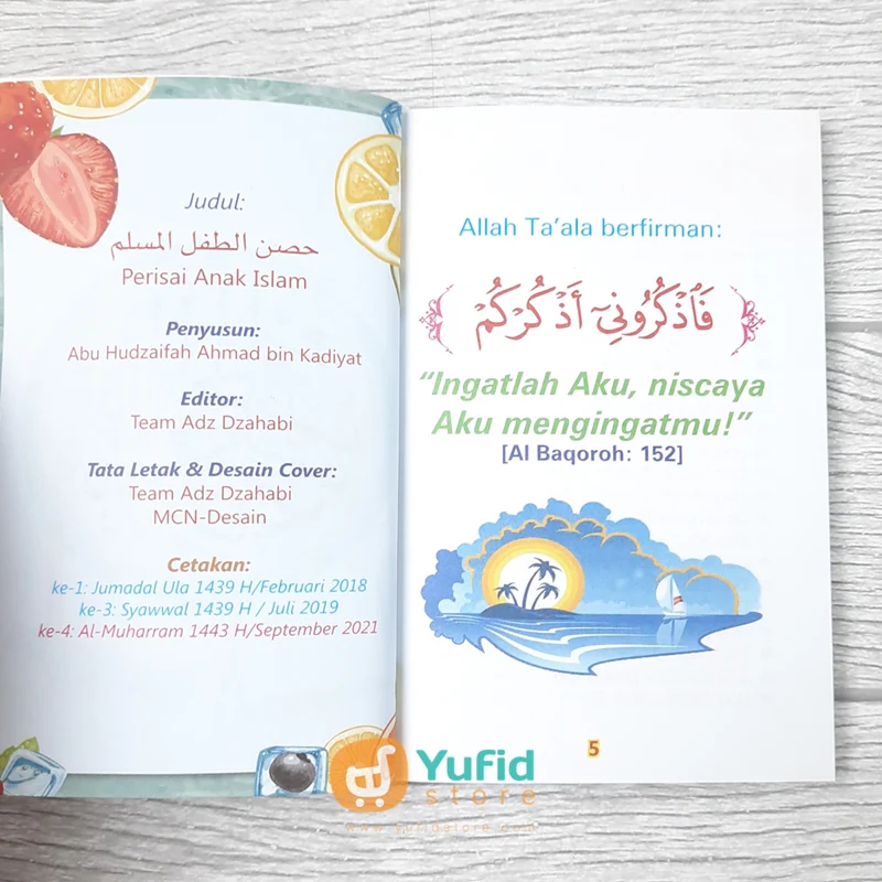 BUKU SAKU PERISAI ANAK ISLAM TUNTUNAN DZIKIR DAN DOA SEHARI-HARI (ADZ-ZAHABI) - Image 3