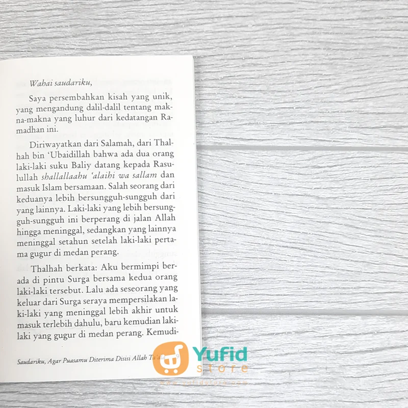 Buku Saku Saudariku Agar Puasamu Diterima Di sisi Allah Ta’ala (Pustaka Ibnu Umar) - Image 5