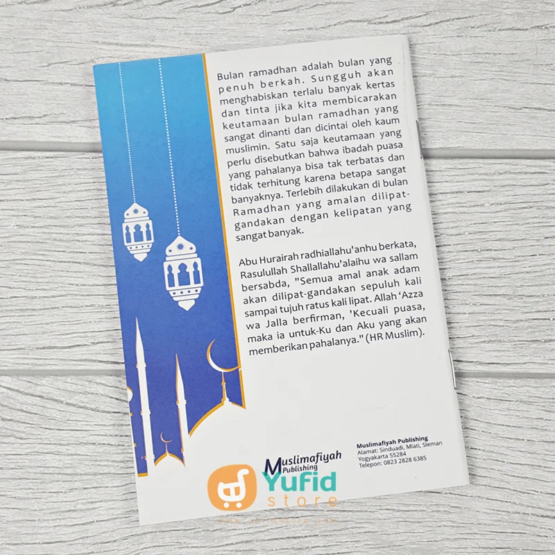 Buku Saku Sehat Dan Sunnah Menjalani Ramadhan (Muslimafiyah) - Image 2