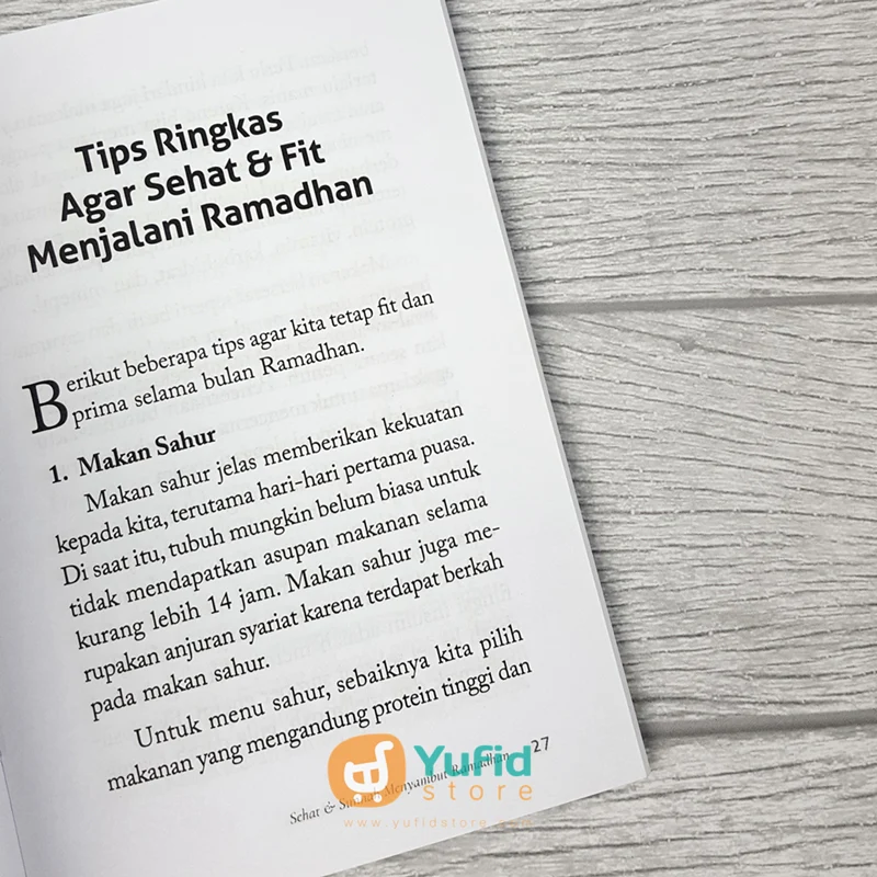Buku Saku Sehat Dan Sunnah Menjalani Ramadhan (Muslimafiyah) - Image 8