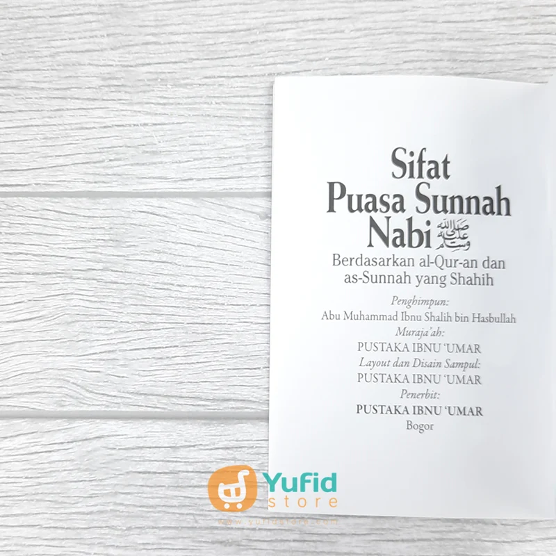 BUKU SAKU SIFAT PUASA SUNNAH NABI (PUSTAKA IBNU UMAR) - Image 3