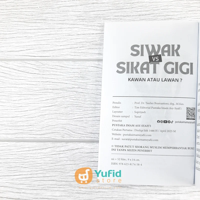 BUKU SAKU SIWAK VS SIKAT GIGI (PUSTAKA IMAM ASY SYAFII) - Image 3