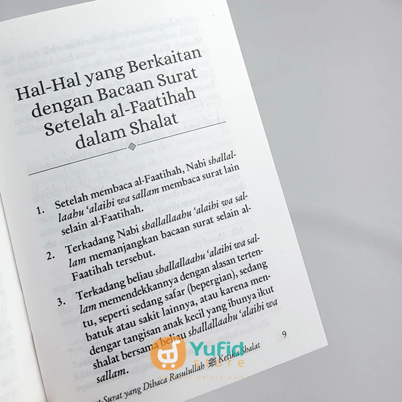 Buku Saku Surat-Surat yang Dibaca Rasulullah Ketika Shalat (Pustaka Ibnu Umar) - Image 3