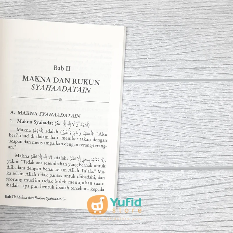 BUKU SAKU SYARAT DAN RUKUN TAUHID KUNCI SURGA PENUH KENIKMATAN (PUSTAKA IBNU UMAR) - Image 8