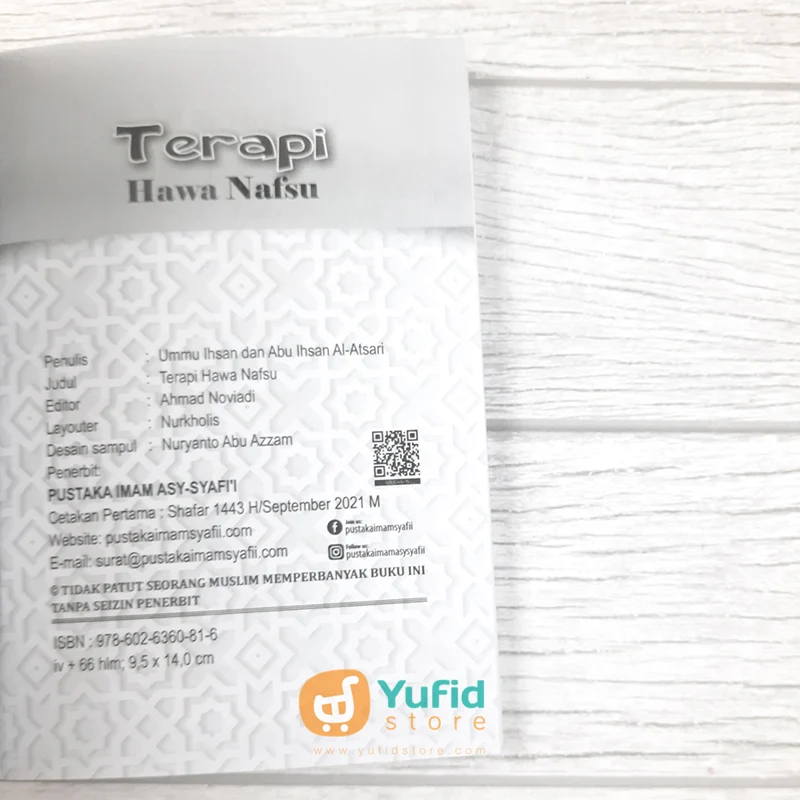 BUKU SAKU TERAPI HAWA NAFSU (PUSTAKA IMAM ASY-SYAFII) - Image 3