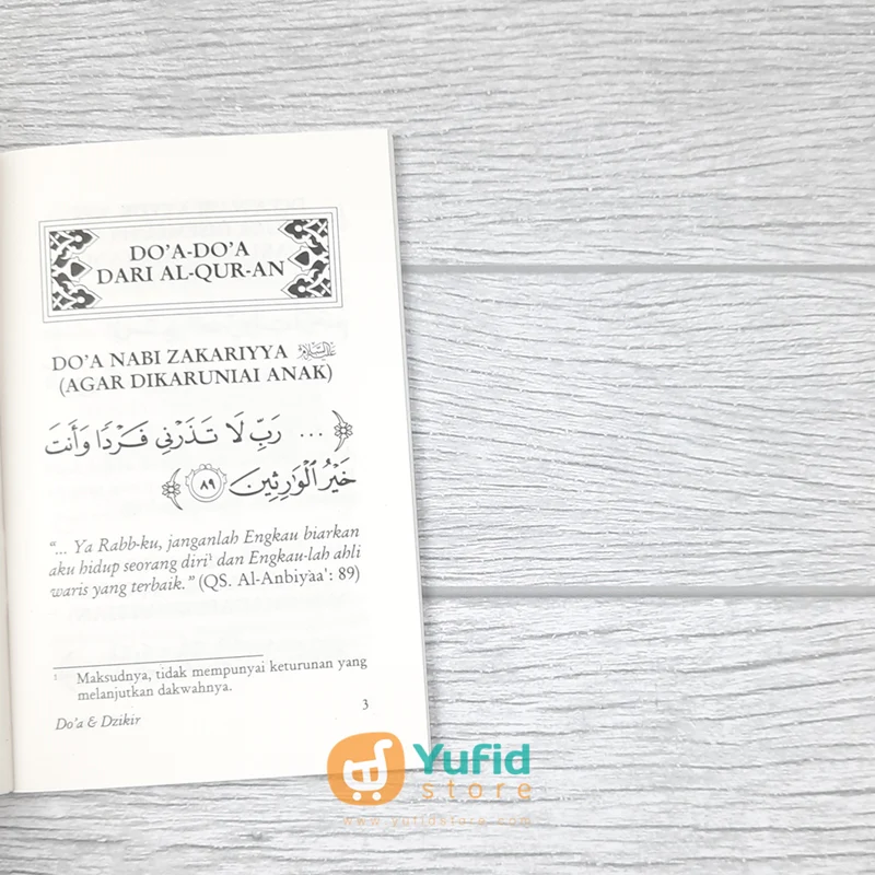 BUKU SAKU TUNTUNAN DOA HARIAN BERDASARKAN AL QURAN DAN AS SUNNAH YANG SHAHIH (PUSTAKA IBNU UMAR) - Image 4