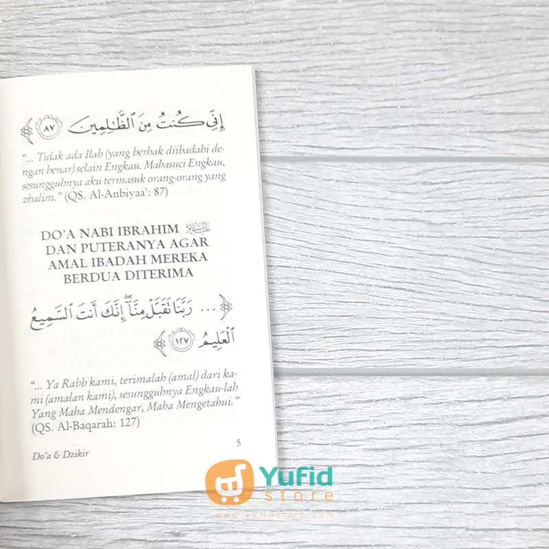 BUKU SAKU TUNTUNAN DOA HARIAN BERDASARKAN AL QURAN DAN AS SUNNAH YANG SHAHIH (PUSTAKA IBNU UMAR) - Image 5