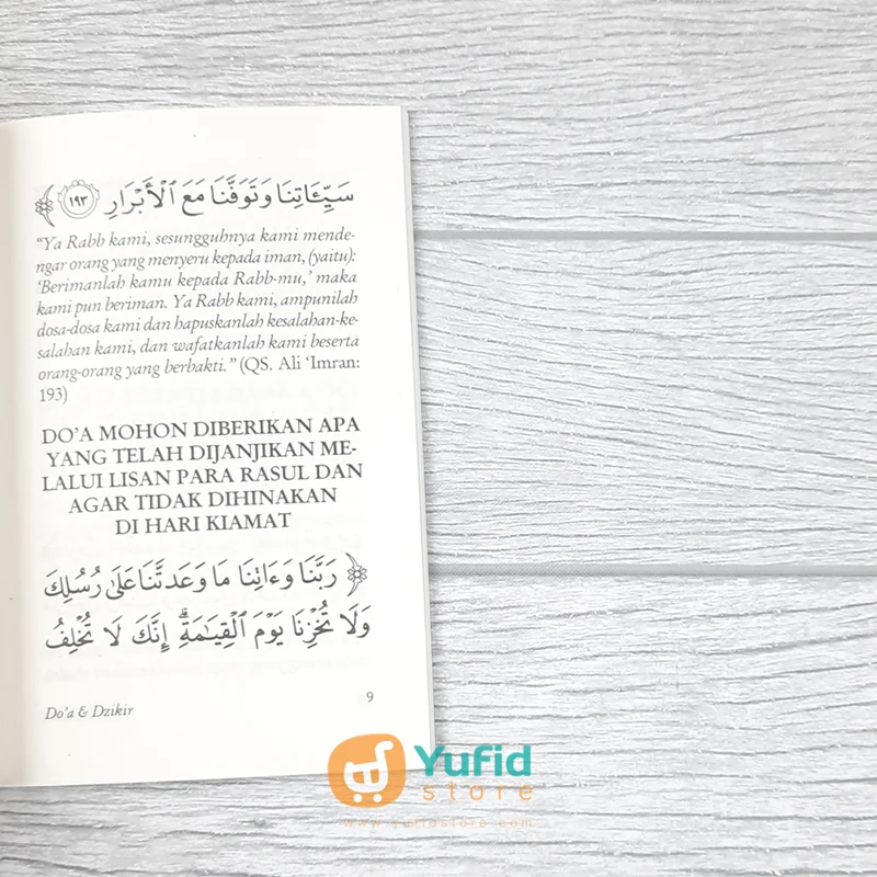 BUKU SAKU TUNTUNAN DOA HARIAN BERDASARKAN AL QURAN DAN AS SUNNAH YANG SHAHIH (PUSTAKA IBNU UMAR) - Image 6