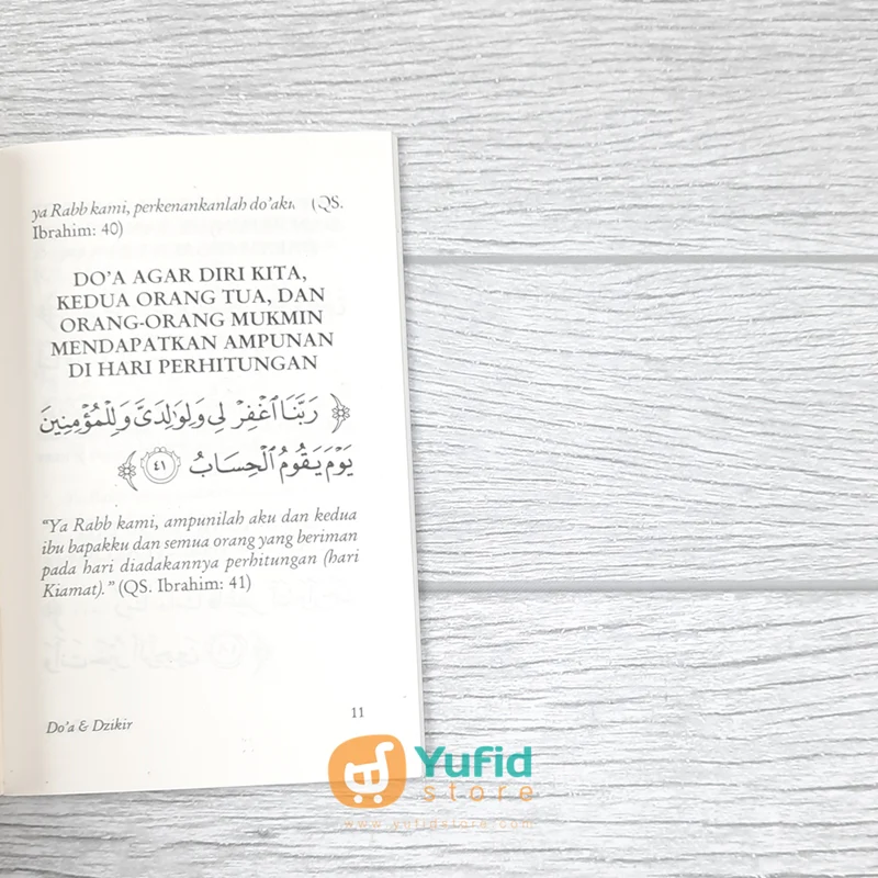 BUKU SAKU TUNTUNAN DOA HARIAN BERDASARKAN AL QURAN DAN AS SUNNAH YANG SHAHIH (PUSTAKA IBNU UMAR) - Image 7
