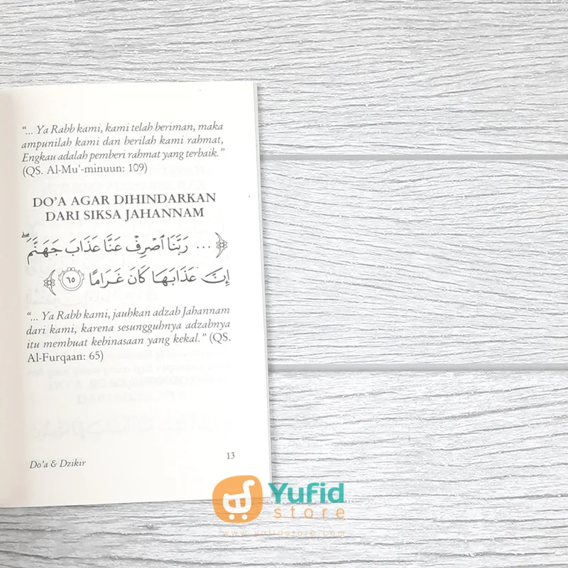 BUKU SAKU TUNTUNAN DOA HARIAN BERDASARKAN AL QURAN DAN AS SUNNAH YANG SHAHIH (PUSTAKA IBNU UMAR) - Image 8
