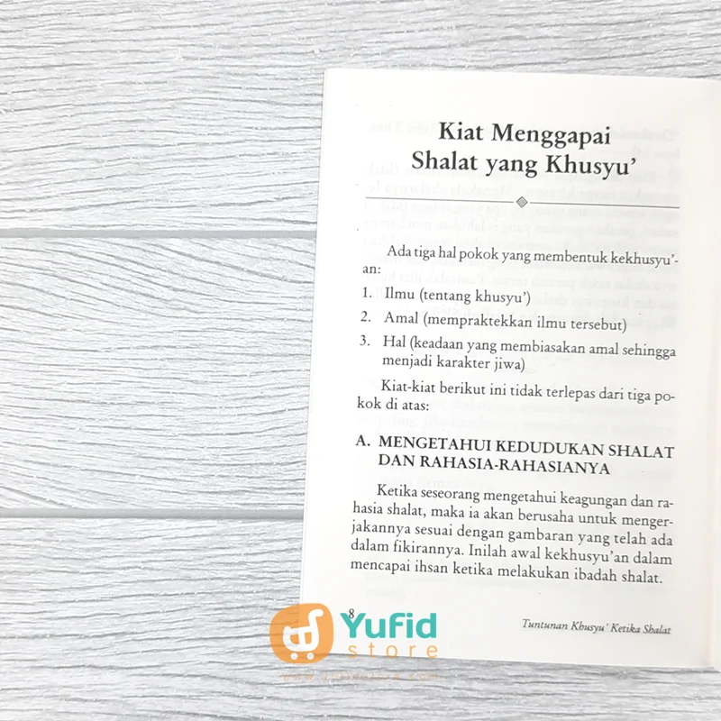 BUKU SAKU TUNTUNAN KHUSYU KETIKA SHALAT (PUSTAKA IBNU UMAR) - Image 6