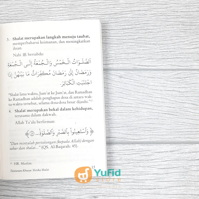 BUKU SAKU TUNTUNAN KHUSYU KETIKA SHALAT (PUSTAKA IBNU UMAR) - Image 7