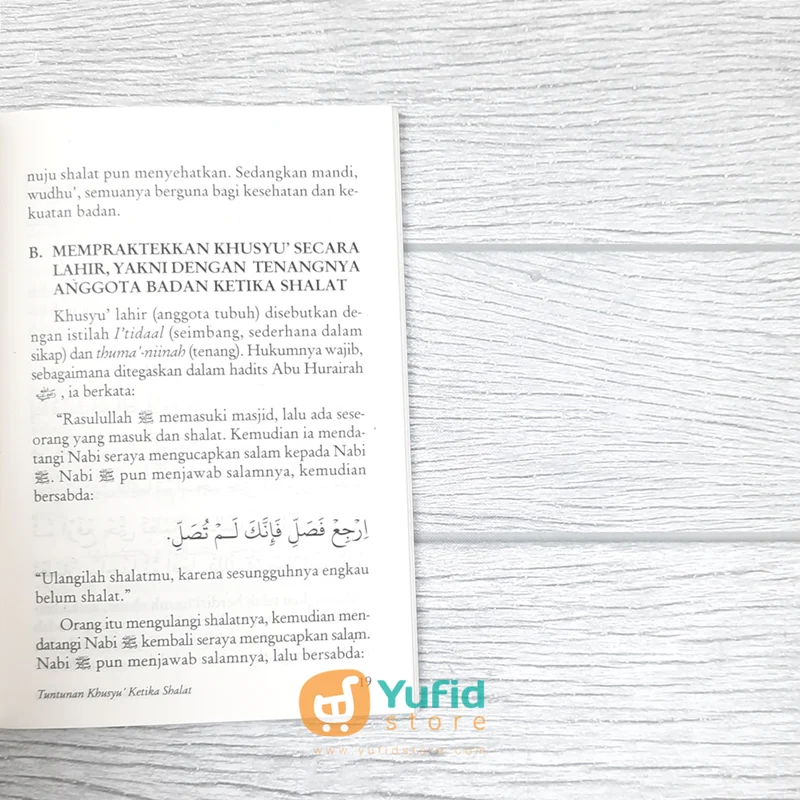BUKU SAKU TUNTUNAN KHUSYU KETIKA SHALAT (PUSTAKA IBNU UMAR) - Image 8