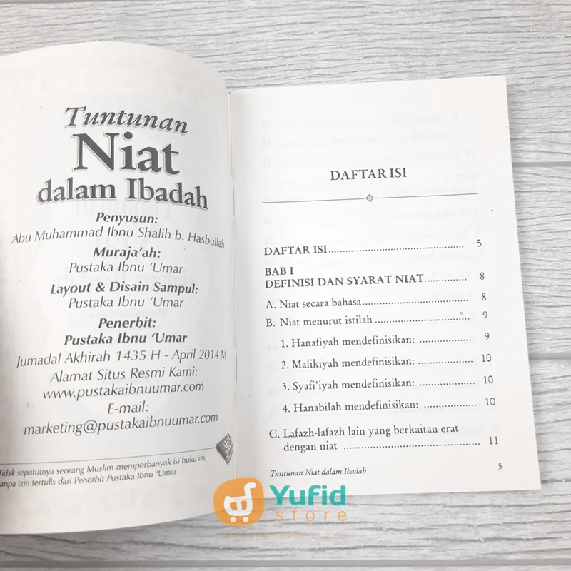 Buku Saku Tuntunan Niat Dalam Ibadah (Pustaka Ibnu Umar) - Image 3