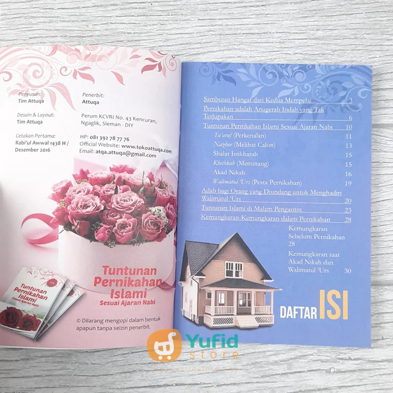 BUKU SAKU TUNTUNAN PERNIKAHAN ISLAMI SESUAI AJARAN NABI (ATTUQA) - Image 3