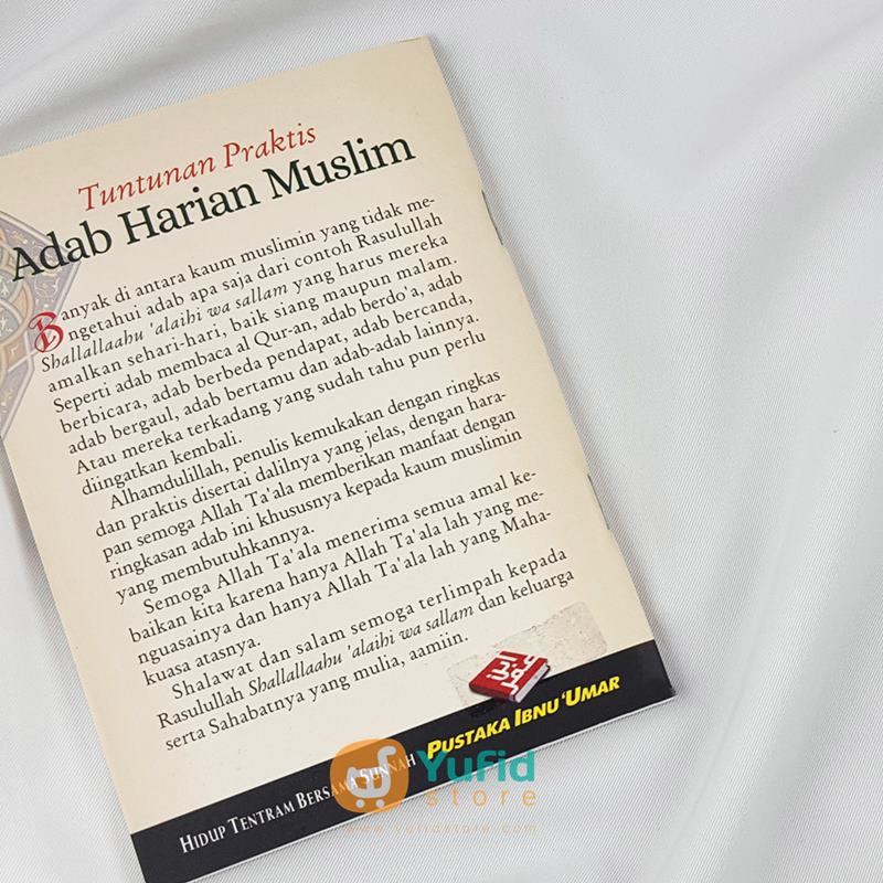 Buku Saku Tuntunan Praktis Adab Harian Muslim (Pustaka Ibnu Umar) - Image 2