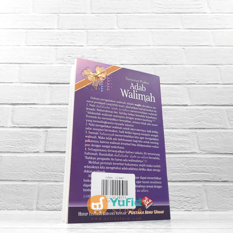 BUKU SAKU TUNTUNAN PRAKTIS ADAB WALIMAH (PUSTAKA IBNU UMAR) - Image 2