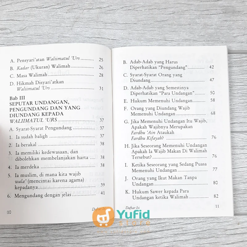 BUKU SAKU TUNTUNAN PRAKTIS ADAB WALIMAH (PUSTAKA IBNU UMAR) - Image 5