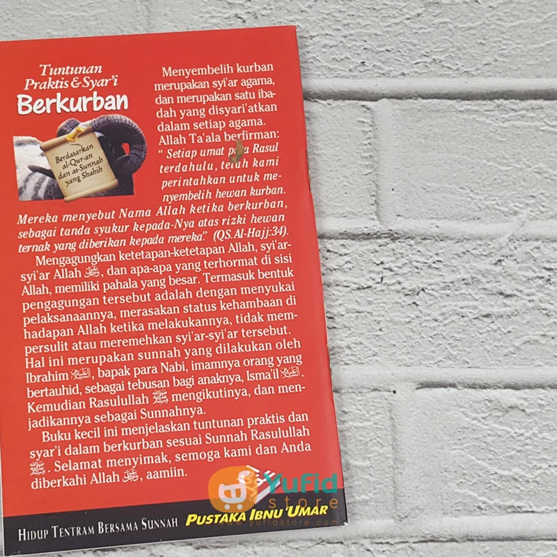 Buku Saku Tuntunan Praktis Dan Syari Berkurban (Pustaka Ibnu Umar) - Image 2