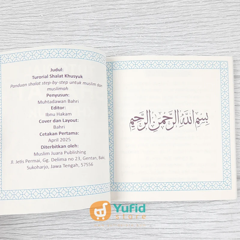 BUKU SAKU TUTORIAL SHALAT KHUSYUK - PANDUAN SHALAT STEP BY STEP (MUSLIM JUARA PUBLISHING) - Image 3