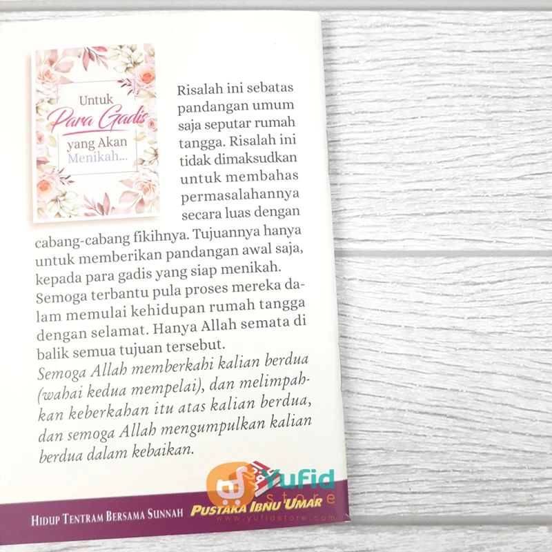 BUKU SAKU UNTUK PARA GADIS YANG AKAN MENIKAH (PUSTAKA IBNU UMAR) - Image 2