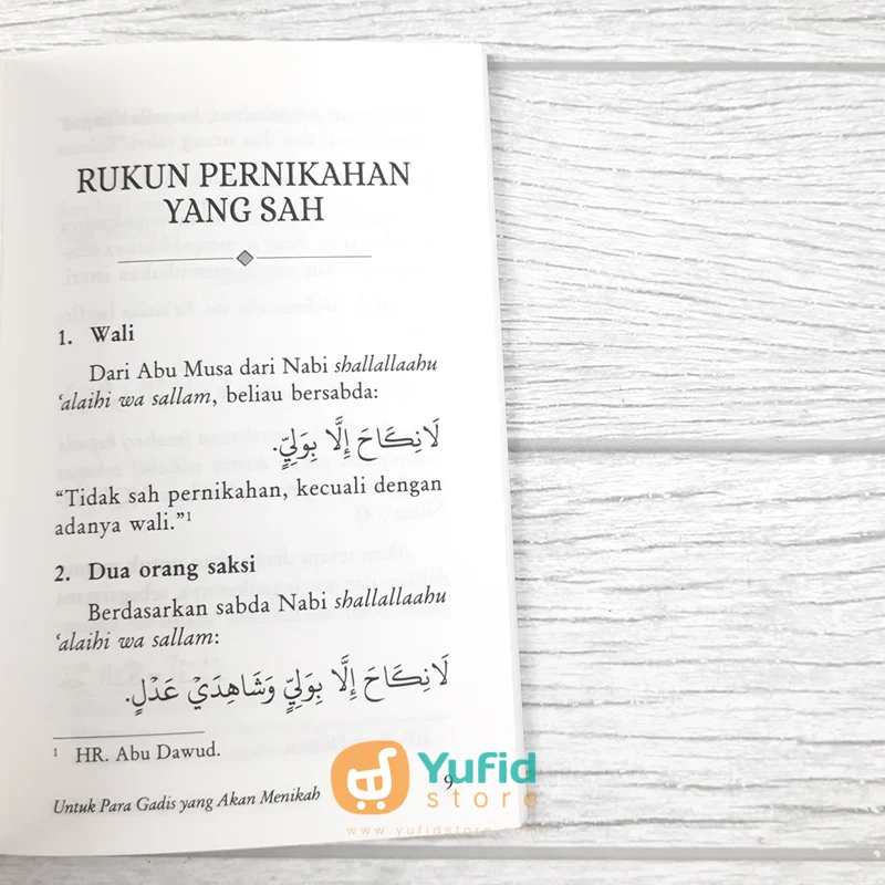 BUKU SAKU UNTUK PARA GADIS YANG AKAN MENIKAH (PUSTAKA IBNU UMAR) - Image 5
