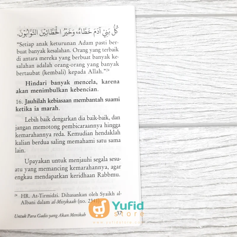 BUKU SAKU UNTUK PARA GADIS YANG AKAN MENIKAH (PUSTAKA IBNU UMAR) - Image 7