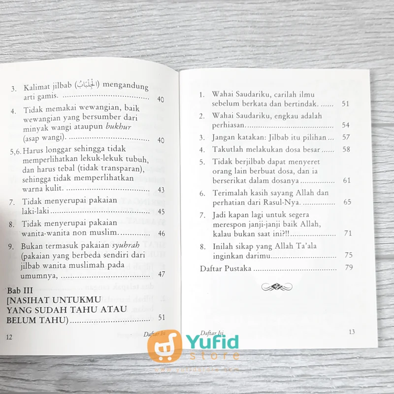 BUKU SAKU WAHAI UKHTI MENGAPA PAKAIANMU MASIH KETAT? (PUSTAKA IBNU UMAR) - Image 5