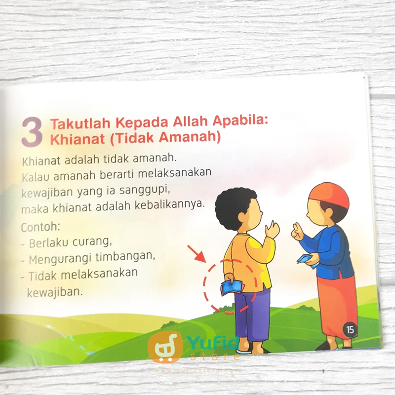 BUKU SAKU YUK! BELAJAR TAKUT KEPADA ALLAH TA’ALA (PUSTAKA IBNU UMAR) - Image 7