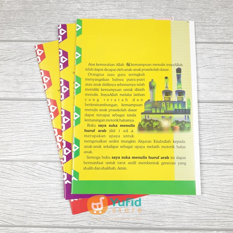 Buku Saya Suka Menulis Huruf Arab 3 Jilid (Pustaka Amanah) - Image 2