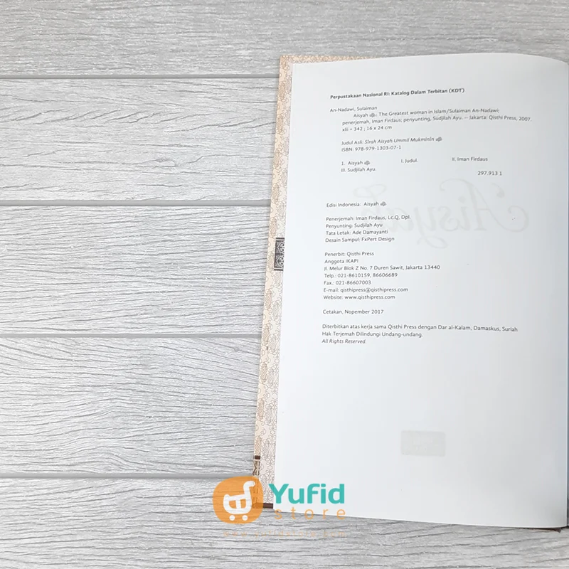 BUKU AISYAH SEJARAH LENGKAP KEHIDUPAN UMMUL MU'MININ AISYAH (QISTHI PRESS) - Image 3