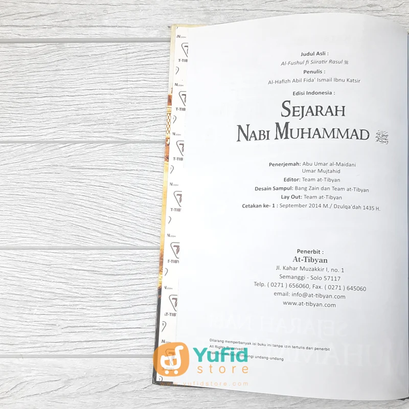 BUKU SEJARAH NABI MUHAMMAD (AT-TIBYAN) - Image 3
