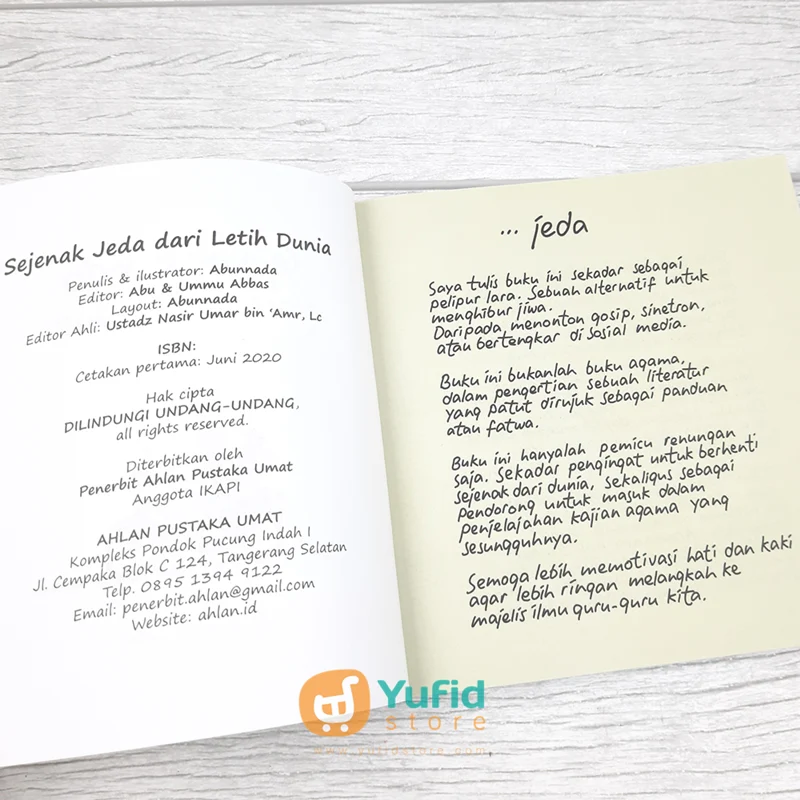 Buku Sejenak Jeda Dari Letihnya Dunia (Ahlan) - Image 3