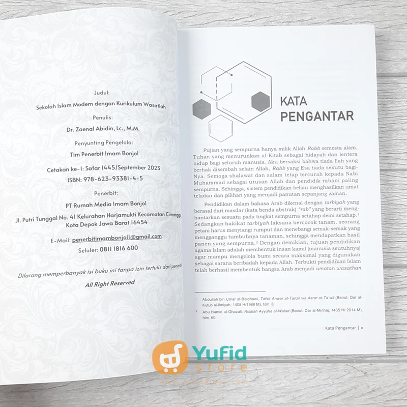 BUKU SEKOLAH ISLAM MODERN DENGAN KURIKULUM WASATIAH (PUSTAKA IMAM BONJOL) - Image 3