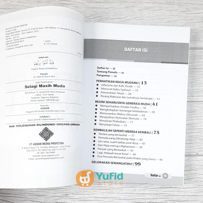BUKU SELAGI MASIH MUDA - BAGAIMANA MENJADIKAN MASA MUDA BEGITU BERMAKNA (AQWAM) - Image 3