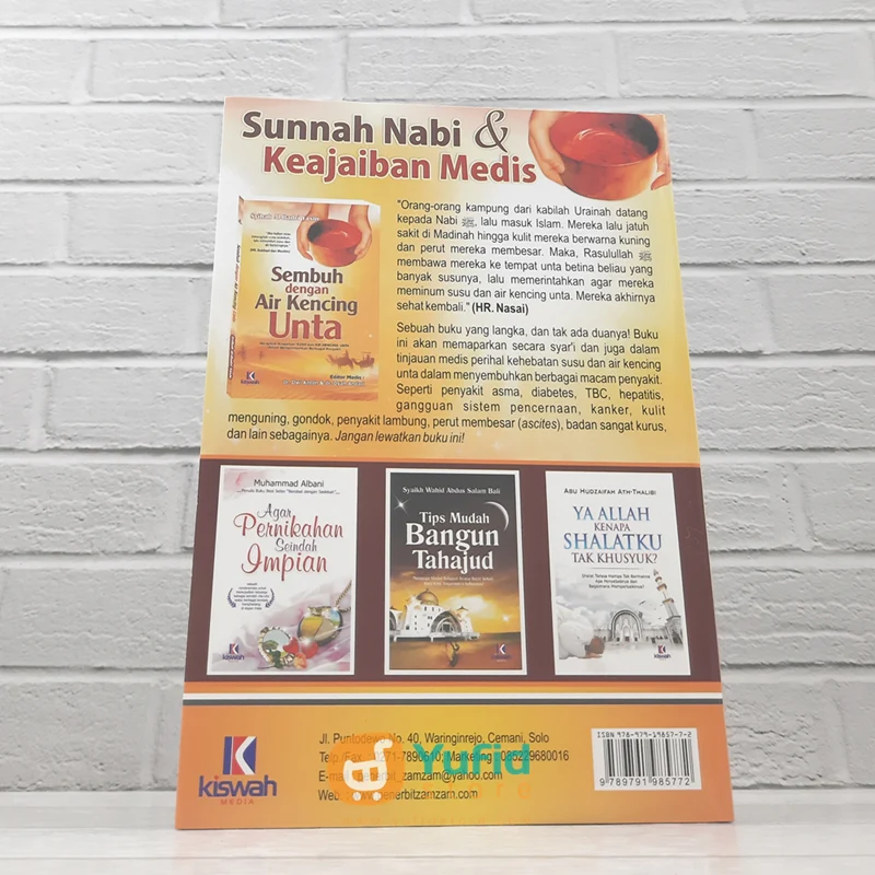 BUKU SEMBUH DENGAN AIR KENCING UNTA (KISWAH MEDIA) - Image 2
