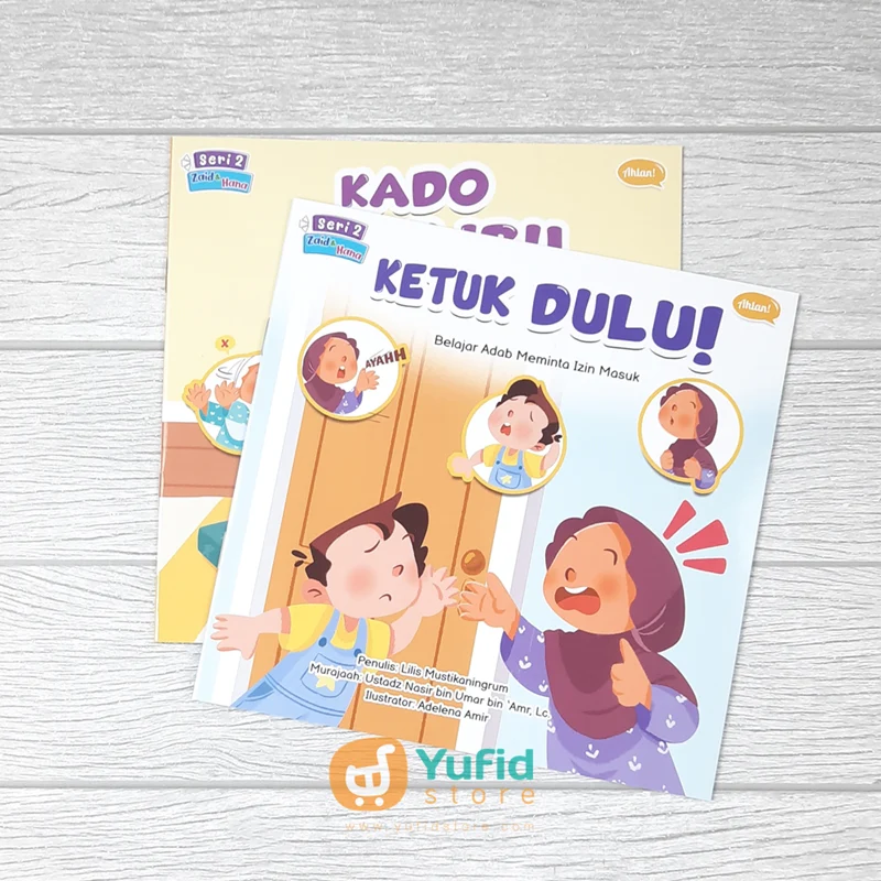 BUKU SERI 2 ZAID & HANA - MENGAJARKAN ADAB SEHARI-HARI ANAK SECARA ISLAMI - SET 10 BUKU (AHLAN) - Image 4