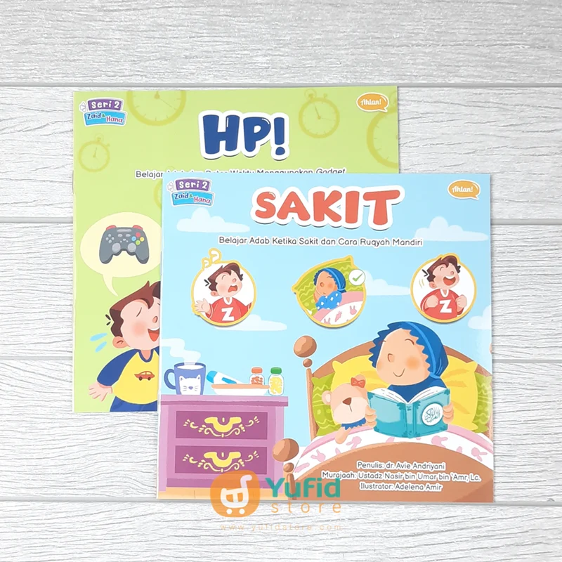 BUKU SERI 2 ZAID & HANA - MENGAJARKAN ADAB SEHARI-HARI ANAK SECARA ISLAMI - SET 10 BUKU (AHLAN) - Image 5