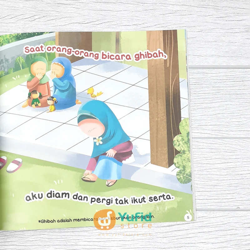 BUKU SERI ADAB LISAN - KAPAN AKU HARUS DIAM DAN KAPAN AKU BOLEH BICARA - SET 2 BUKU (MASKANA KIDS) - Image 6