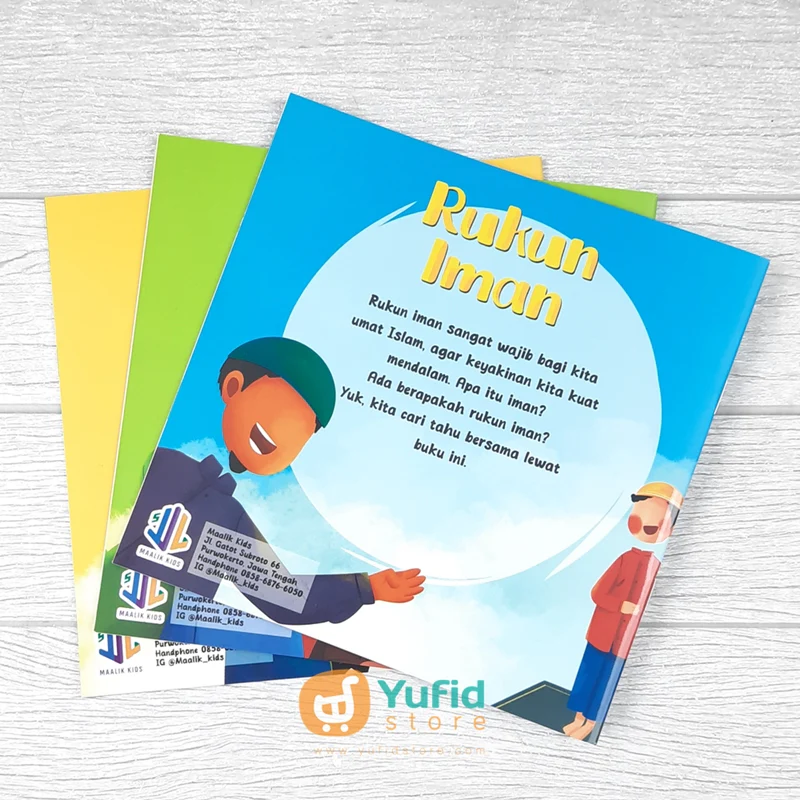 BUKU SERI AKIDAH FOR KIDS MENGENAL ISLAM - SET 3 BUKU (MAALIK KIDS) - Image 2