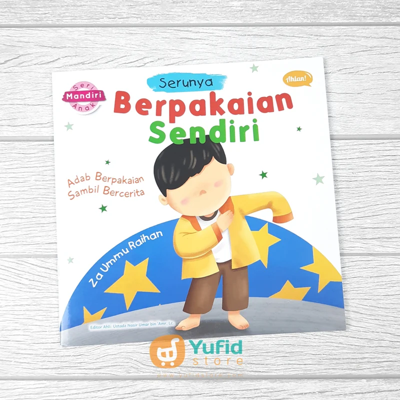 BUKU SERI ANAK MANDIRI - MANDI GOSOK GIGI BERPAKAIAN (AHLAN) - Image 10