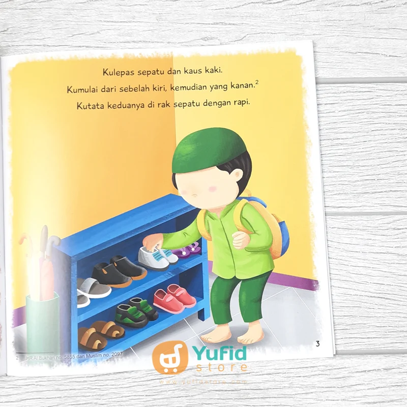 BUKU SERI ANAK MANDIRI - MANDI GOSOK GIGI BERPAKAIAN (AHLAN) - Image 4