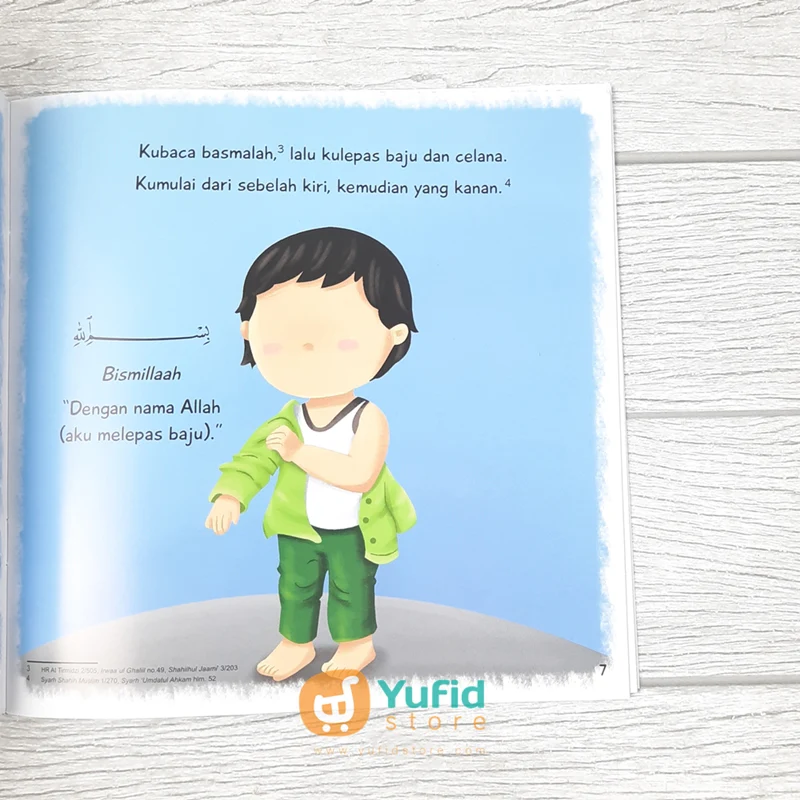 BUKU SERI ANAK MANDIRI - MANDI GOSOK GIGI BERPAKAIAN (AHLAN) - Image 6