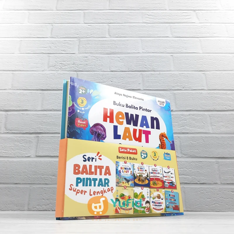 BUKU SERI BALITA PINTAR SUPER LENGKAP 8 JILID (ILTIZAM KIDS)