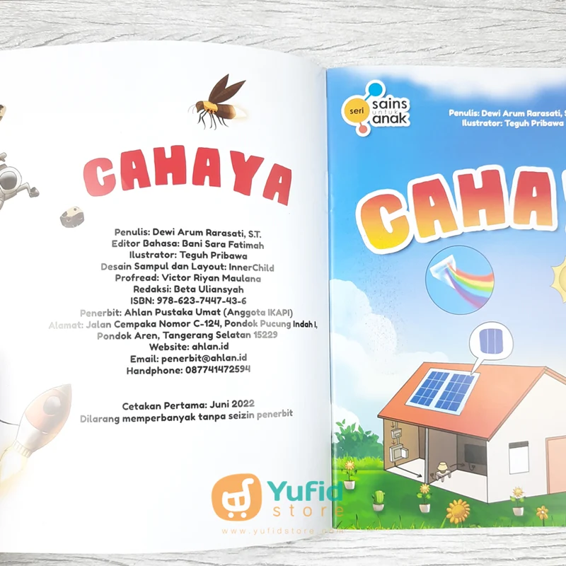 BUKU SERI SAINS UNTUK ANAK 2 IN 1 - CAHAYA DAN MORFOLOGI TUMBUHAN (AHLAN) - Image 6