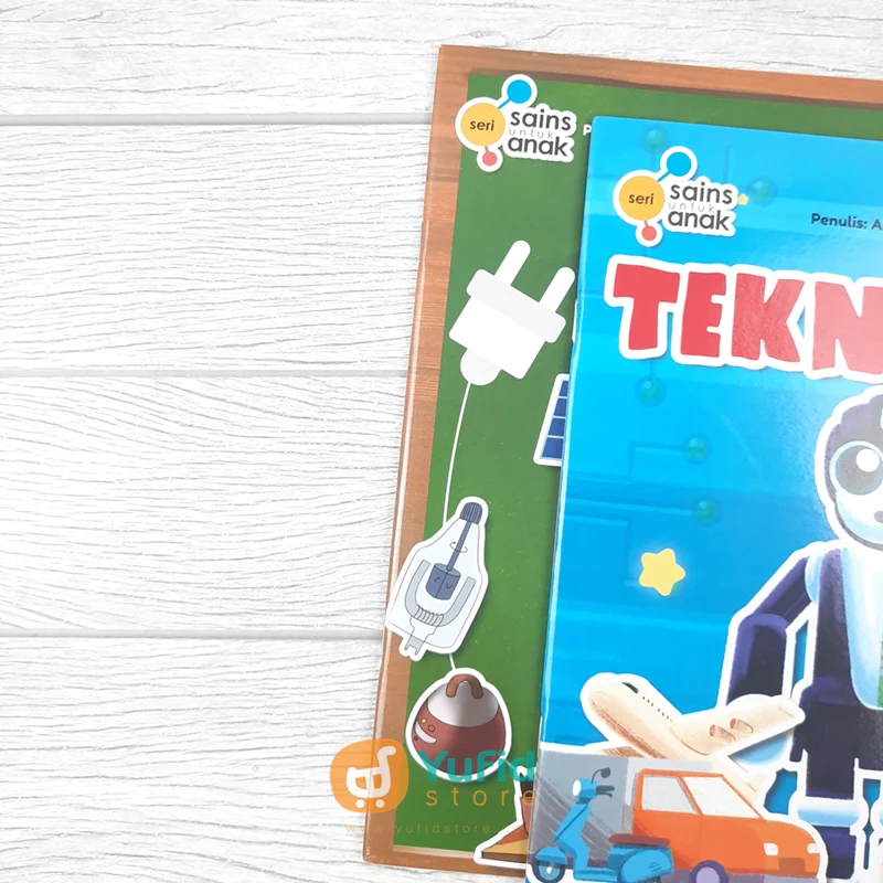 BUKU SERI SAINS UNTUK ANAK 2 IN 1 - TEKNOLOGI DAN ENERGI LISTRIK (AHLAN) - Image 3