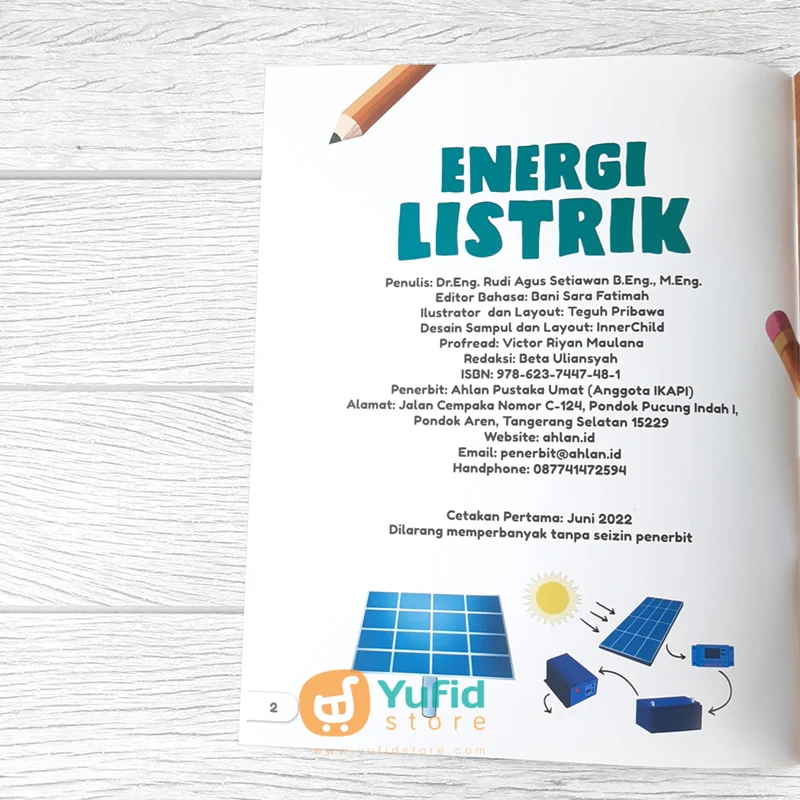BUKU SERI SAINS UNTUK ANAK 2 IN 1 - TEKNOLOGI DAN ENERGI LISTRIK (AHLAN) - Image 7
