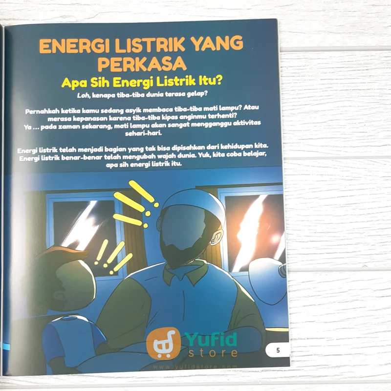 BUKU SERI SAINS UNTUK ANAK 2 IN 1 - TEKNOLOGI DAN ENERGI LISTRIK (AHLAN) - Image 8