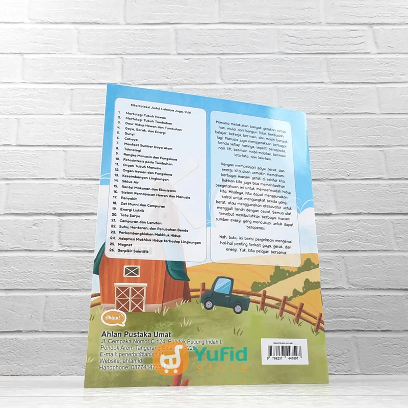 BUKU SERI SAINS UNTUK ANAK - GAYA GERAK DAN ENERGI (AHLAN) - Image 2